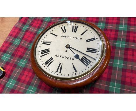  Sale Item:    ABERDEEN FUSEE WALL CLOCK   Vat Status:   No Vat   Buyers Premium:  This lot is subject to a Buyers Premium of