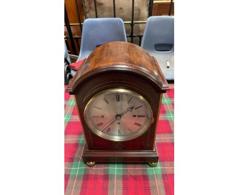  Sale Item:    TRIPLE FUSEE MAHOGANY BRACKET CLOCK  Vat Status:   No Vat   Buyers Premium:  This lot is subject to a Buyers P