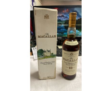  Sale Item:    10 Y O MACALLAN 75CL 40%   Vat Status:   No Vat   Buyers Premium:  This lot is subject to a Buyers Premium of 