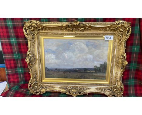  Sale Item:    OIL PAINTING CATTLE GRAZING BY DOCHARTY  Vat Status:   No Vat   Buyers Premium:  This lot is subject to a Buye