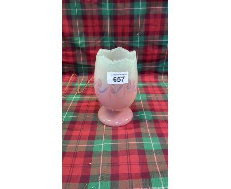  Sale Item:    VASART GLASS LAMP SIGNED   Vat Status:   No Vat   Buyers Premium:  This lot is subject to a Buyers Premium of 