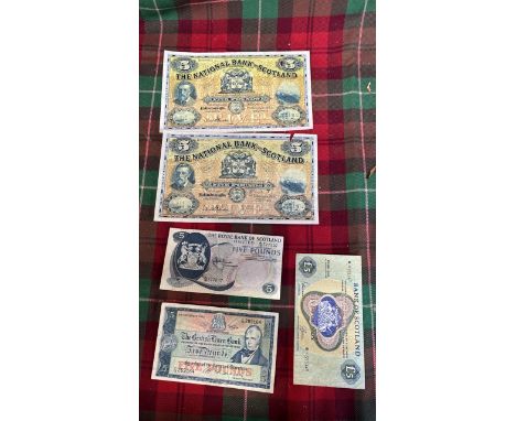  Sale Item:    5 x £5 NOTES   Vat Status:   No Vat   Buyers Premium:  This lot is subject to a Buyers Premium of 17.5% + Vat 