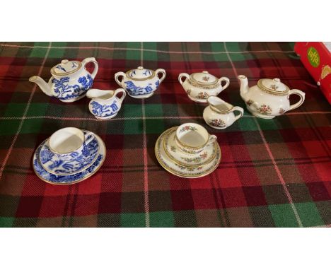  Sale Item:    BOX-2 COALPORT SMALL TEA SETS- SAMPLES  Vat Status:   No Vat   Buyers Premium:  This lot is subject to a Buyer
