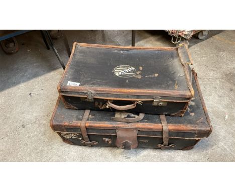  Sale Item:    2 CABIN TRUNKS-BIBBY LINE (AF)   Vat Status:   No Vat   Buyers Premium:  This lot is subject to a Buyers Premi
