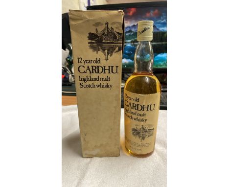  Sale Item:    12 Y O CARDHU 26.5 FL OZS   Vat Status:   No Vat   Buyers Premium:  This lot is subject to a Buyers Premium of