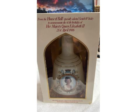  Sale Item:    BELLS DECANTER QUEENS 60TH 75CL 43.6%  Vat Status:   No Vat   Buyers Premium:  This lot is subject to a Buyers