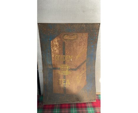  Sale Item:    METAL GOLDEN CUP TEA JOHN ESSLEMONT ABERDEEN (AF)  Vat Status:   No Vat   Buyers Premium:  This lot is subject