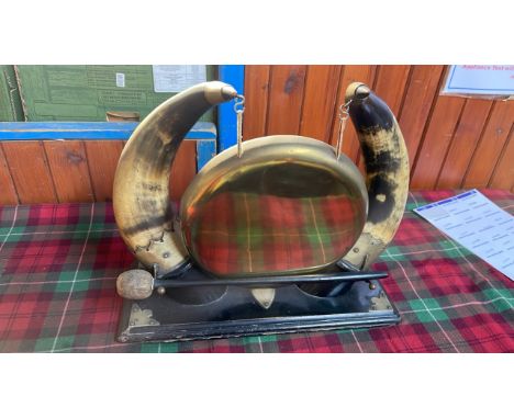  Sale Item:    HORN DINNER GONG (AF)   Vat Status:   No Vat   Buyers Premium:  This lot is subject to a Buyers Premium of 17.