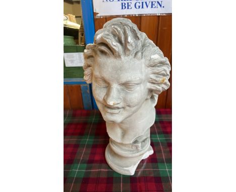  Sale Item:    POTTERY BUST OF SATYR (AF)   Vat Status:   No Vat   Buyers Premium:  This lot is subject to a Buyers Premium o