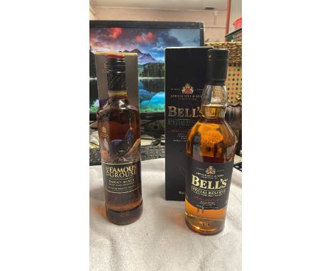  Sale Item:    FAMOUSE GROUSE &amp; BELLS -BOTH 70CL 40%  Vat Status:   No Vat   Buyers Premium:  This lot is subject to a Bu