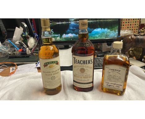  Sale Item:    HAMLYNS 70CL 40% HIGHLAND CREAM 75CL 43% &amp; OSPREY 26.66 F O 70%  Vat Status:   No Vat   Buyers Premium:  T