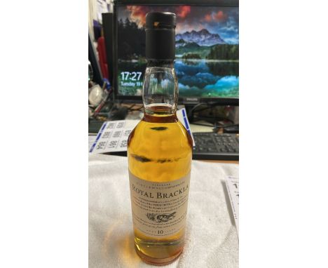  Sale Item:    10 Y O ROYAL BRACKLA 70CL 43%   Vat Status:   No Vat   Buyers Premium:  This lot is subject to a Buyers Premiu