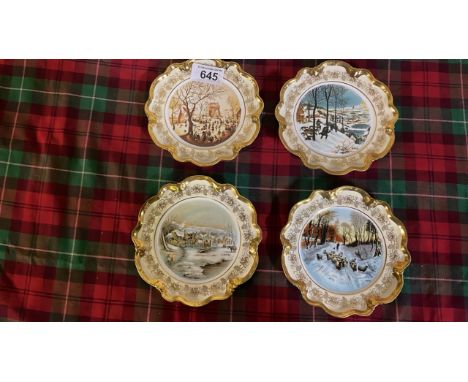  Sale Item:    4 LTD EDITION COALPORT PLATES   Vat Status:   No Vat   Buyers Premium:  This lot is subject to a Buyers Premiu