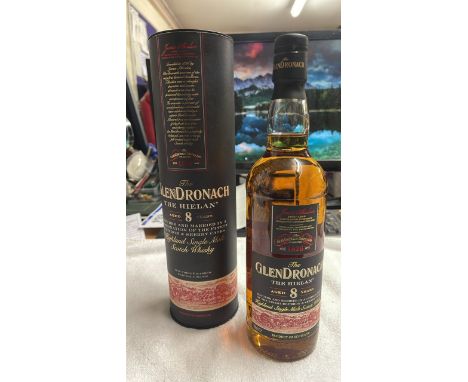  Sale Item:    8 Y O GLENDRONACH THE HIELAN 70CL 40%  Vat Status:   No Vat   Buyers Premium:  This lot is subject to a Buyers