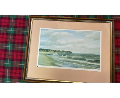  Sale Item:    PRINT-VIEW MORAY FIRTH FROM NAIRN BY ANDREW WELCH  Vat Status:   No Vat   Buyers Premium:  This lot is subject