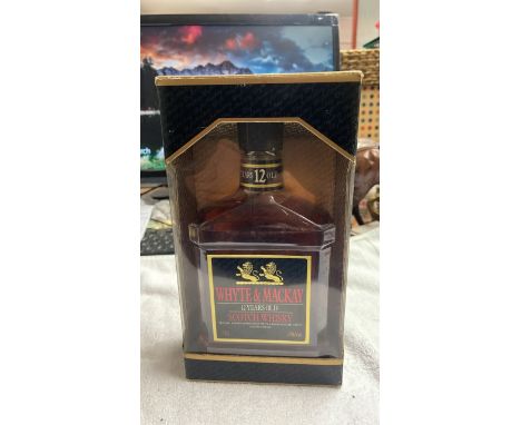  Sale Item:    12 Y O WHITE &amp; MACKAY 75CL 43%   Vat Status:   No Vat   Buyers Premium:  This lot is subject to a Buyers P