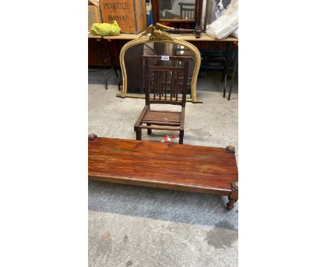  Sale Item:    CARVED CHAIR &amp; TABLE (AF)   Vat Status:   No Vat   Buyers Premium:  This lot is subject to a Buyers Premiu