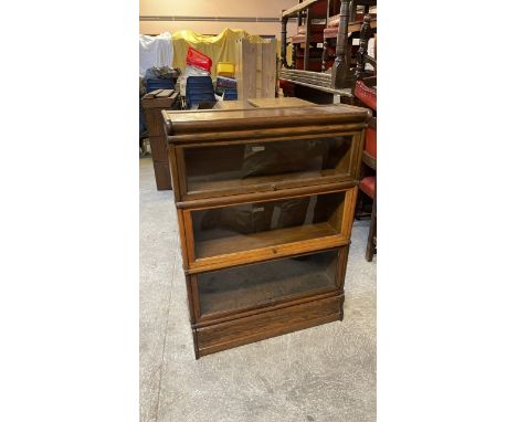  Sale Item:    OAK STACKING BOOKCASE-THE GLOBE WERNICKE &amp; CO (AF)  Vat Status:   No Vat   Buyers Premium:  This lot is su