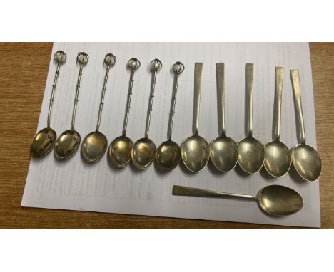 Sale Item:    2 SETS OF 6 TEASPOONS 55GRMS   Vat Status:   No Vat   Buyers Premium:  This lot is subject to a Buyers Premium