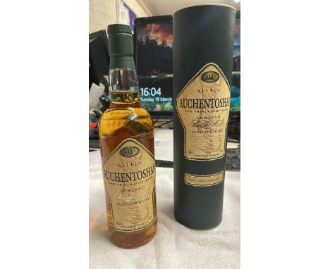  Sale Item:    AUCHENTOSHAN 70CL 40%   Vat Status:   No Vat   Buyers Premium:  This lot is subject to a Buyers Premium of 17.
