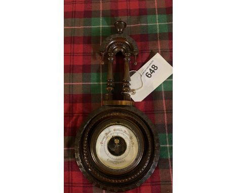  Sale Item:    SMALL ANEROID BAROMETER (AF)   Vat Status:   No Vat   Buyers Premium:  This lot is subject to a Buyers Premium