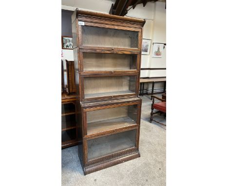  Sale Item:    OAK STACKING BOOKCASE TRADE MARK G R M (AF)  Vat Status:   No Vat   Buyers Premium:  This lot is subject to a 