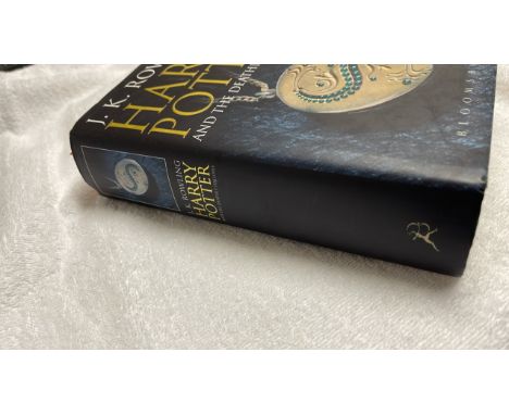  Sale Item:    BOOK-FIRST EDITION HARRY POTTER &amp; THE DEATHLY HALLOWS  Vat Status:   No Vat   Buyers Premium:  This lot is