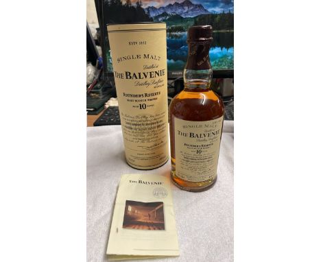  Sale Item:    10 Y O BALVENIE 70CL 40%   Vat Status:   No Vat   Buyers Premium:  This lot is subject to a Buyers Premium of 