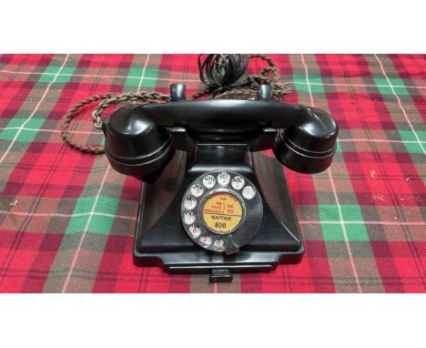  Sale Item:    VINTAGE TELEPHONE   Vat Status:   No Vat   Buyers Premium:  This lot is subject to a Buyers Premium of 17.5% +