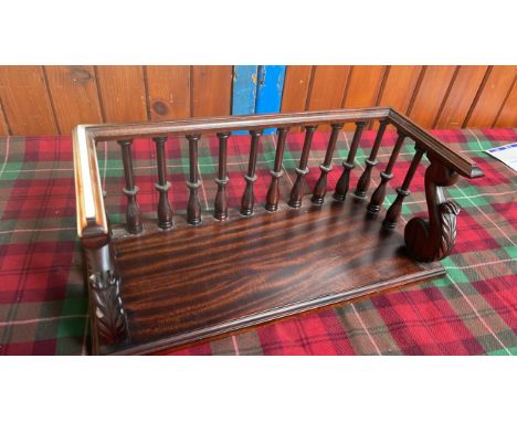  Sale Item:    MAHOGANY REPRO BOOK STAND   Vat Status:   No Vat   Buyers Premium:  This lot is subject to a Buyers Premium of