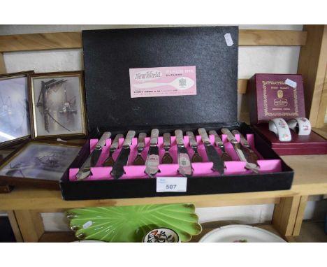 Plated fish servers, picture frames and ceramic napkin rings