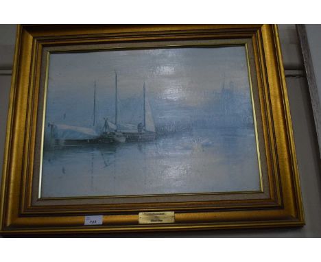 "Romantic Mill" by David Days, print, framed and glazed