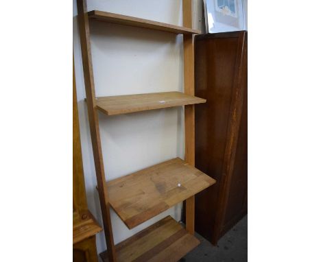 Four tier sloping display shelf 