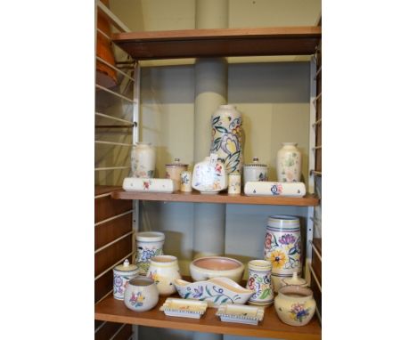 Poole Pottery - Large collection of mainly hand painted wares   Condition: 