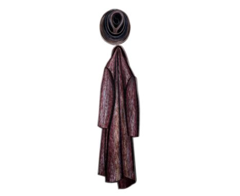Pavlos  (Pavlos Dionyssopoulos) (Greek, 1930-2019)Manteau et chapeau signé et daté 'Pavlos/2009/PAVLOS' (au revers du chapeau