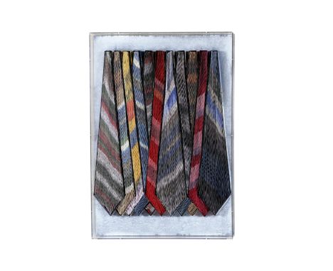 Pavlos  (Pavlos Dionyssopoulos) (Greek, 1930-2019)Cravates signé et daté 'Pavlos/2006' (en bas à droite); signé, daté 'Pavlos