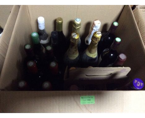 21 assorted bottles of Sparkling, Red & White wine.