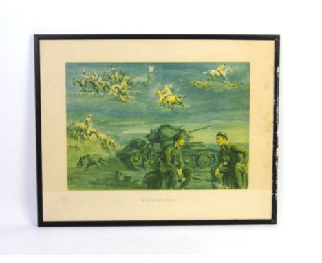 Snaffles Charles Johnson Payne (1884-1967), a signed print "One Upon a Time" featuring Foxhunting, Horse Racing, Polo, Pig St