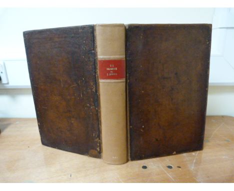 DONNE JOHN.  LXXX Sermons. Lacks portrait frontis. Folio. Rebacked calf. 1640.