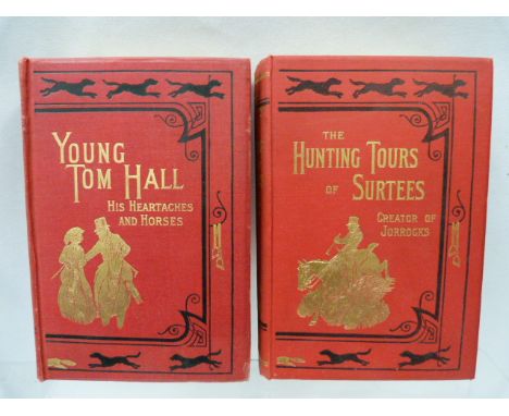SURTEES R. S.  The Hunting Tours, 1927 & Young Tom Hall, 1926. Each with col. plates in orig. red cloth gilt.