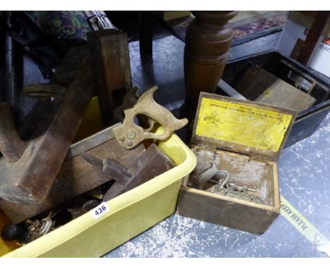 A QUANTITY OF VARIOUS TOOLS ETC. 