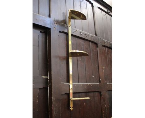 Brass 3 shelf wall hanger 