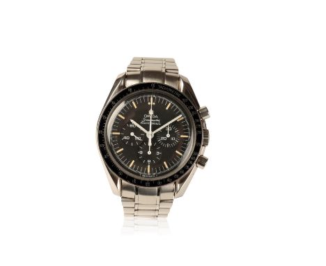 OMEGA SPEEDMASTER PROFESSIONAL CHRONOGRAPH GENTLEMAN'S STAINLESS STEEL BRACELET WATCH, no. 1083/2000 Apollo X1 1969 X1 20th A