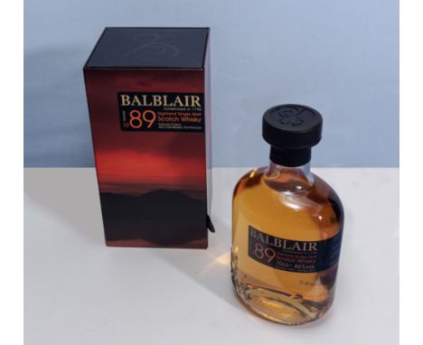 Balblair Highland Single Malt Scotch Whisky 1989 third release