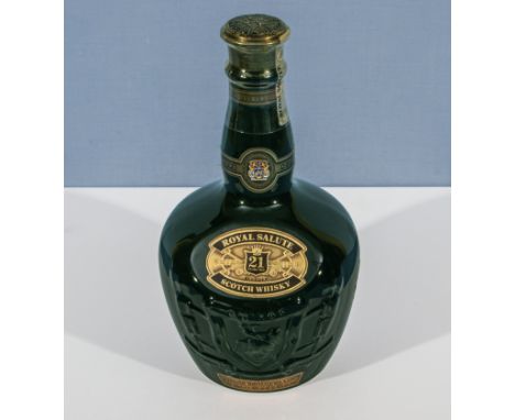Royal Salute Emerald 1980's bottling of  21 year old blended Scotch Whisky 40% vol. 75cl