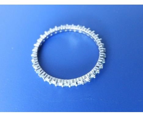 A diamond eternity ring – total weight 0.52 carat. Finger size K.