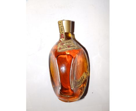 A bottle of Haig 'Dimple' Old Blended Scotch whisky.