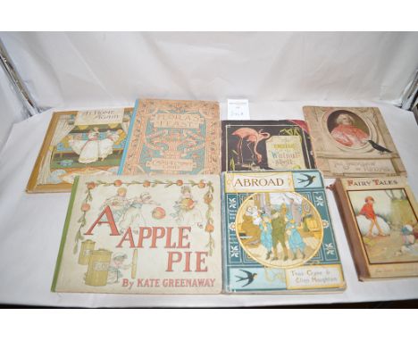 A selection of late 19th/early 20th Century children's books, including: Flora's Feast, by Walter Crane, Cassell & Co., 1889;