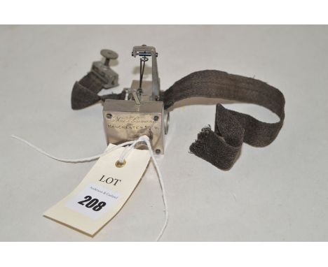 A sphygmograph - vintage instrument for measuring blood flow/blood pressure, worn on the wrist (possibly incomplete and no ca
