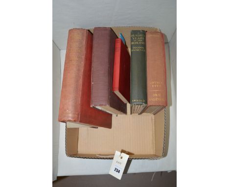 A collection of books, comprising; Osgood McKenzie, A hundred Years in The Highlands; Ella K Maillart, Turkestan Solo; Hellie